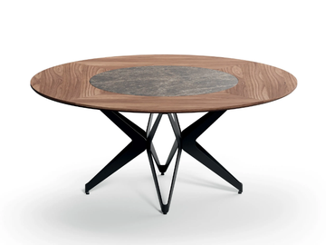 DNA - Round table with Lazy Susan by Ozzio Italia - view 2